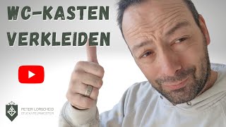 WC UnterputzKasten mit Gipskarton verkleiden  Tutorial [upl. by Murry]