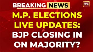 Madhya Pradesh 2023 Election Results LIVE Updates  MP Elections Live Results  India Today Live [upl. by Sukhum790]