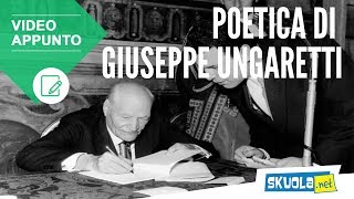 La Poetica di Giuseppe Ungaretti [upl. by Donalt]