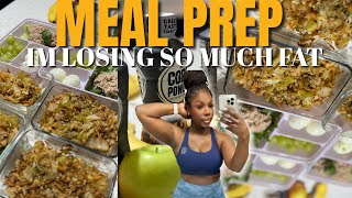 MEAL PREP FOR WEIGHT LOSS High protein to lose fat and build muscle [upl. by Anora]