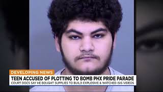 Arizona teen arrested for plotting to bomb Phoenix Pride parade [upl. by Omlesna412]