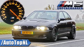 600HP BMW M5 E39 SUPERCHARGED 100300 ACCELERATION amp INSANE SOUND by AutoTopNL [upl. by Faden]