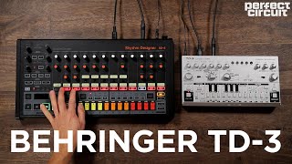 Behringer TD3 Acid Synth With RD8 Drum Machine and Source Audio Collider [upl. by Taima]