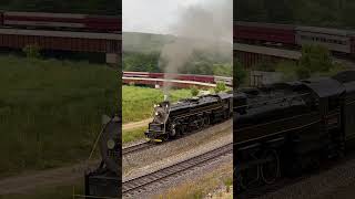 Reading amp Northern T1 2102 Steam Engine Stomps Through Jim Thorpe Junction on Iron Horse Rambles [upl. by Aivilys647]