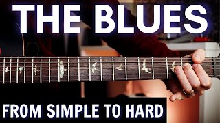 3 Awesome Blues Solos  From Easy to Hard [upl. by Bernt]