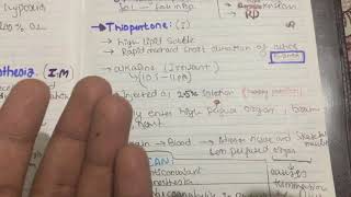 thiopentone sodium general anaesthetic pharmacology [upl. by Harv563]