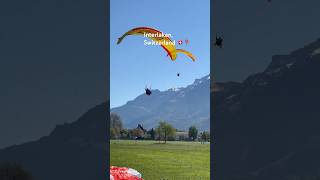 Interlaken  Switzerland 🇨🇭 skydiving shorts shortvideo [upl. by Nawrocki]