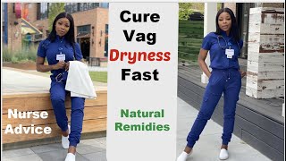 How to Treat Vag Dryness Naturally  Female Dryness Symptoms amp Cure  Nurse Advice [upl. by Anaele]