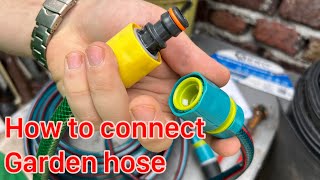 How to extend Garden hose Easy way [upl. by Haneekas781]