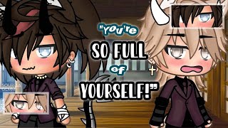 You’re SO full of yourself  GAYBL 13  glmm  gacha life mini movie  gacha life love story [upl. by Lurline]