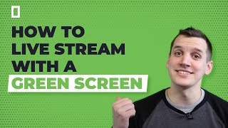 How to Live Stream with a Green Screen OBS Tutorial [upl. by Anitsihc]