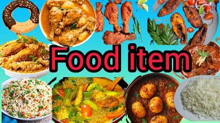 Food name  food name in English with picture  food items [upl. by Razid]