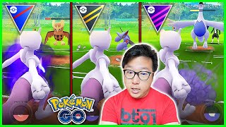 I Used Mewtwo But in Different Leagues in Go Battle League in Pokemon GO [upl. by Ja]