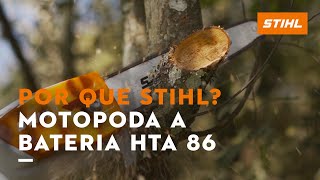 Motopoda a bateria HTA 86  Por que escolher STIHL [upl. by Japha]