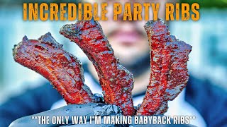 The ONLY WAY Im Making Baby Back Ribs  Party Ribs Style [upl. by Miarfe]