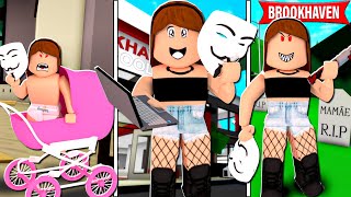 O CICLO DE VIDA DA HACKER JENNA  HISTORINHA DE BROOKHAVEN RP ROBLOX 🏡 [upl. by Ainnek]