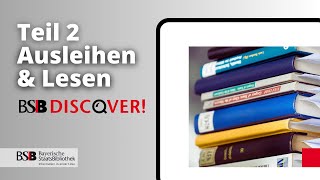 BSB DISCOVER  Ausleihen und Lesen [upl. by Airret218]