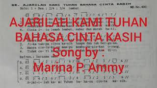 AJARILAH KAMI TUHAN BAHASA CINTA KASIH MB 2000  400 Lagu Kamis Putih [upl. by Cooperstein649]