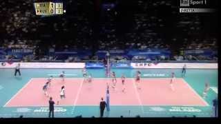 ITALIA vs RUSSIA  Mondiali Volley Femminile 2014 [upl. by Rowland]