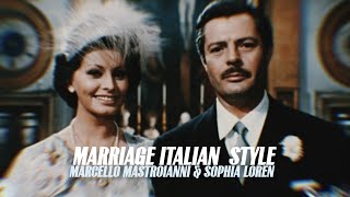 Marriage Italian Style  Matrimonio allitaliana  Marcello Mastroianni amp Sophia Loren Clip [upl. by Atikat177]