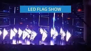 Top quality LED vision flag [upl. by Zzabahs]