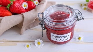 MARMELLATA DI FRAGOLE A COTTURA RIDOTTA FATTA IN CASA [upl. by Hershel383]