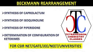 BECKMANN REARRANGEMENT [upl. by Kathe]