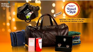 Modicare Travel in Style Offer  Police Duffel Bag Offer  November 1st to 15th Modicare Malayalam [upl. by Handler]