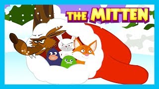 THE MITTEN  CHRISTMAS STORIES  KIDS HUT STORIES  BEDTIME STORIES FOR KIDS  ANIMATED STORIES [upl. by Maurer]