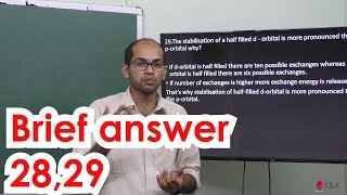 21Chemistry  Quantum mechanical model of atom  Brief answer 2829 [upl. by Nhguavoj]