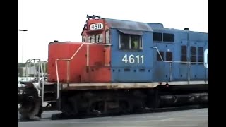 GTW 4600 series GP9Rs on CN Broadview Local M338 circa 2004 [upl. by Ailegave]