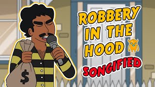 Robbery in The Hood Prank UK  SONGIFIED [upl. by Allicerp]