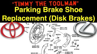 Toyota Parking Brake Disassembly and Reassembly [upl. by Adniles]