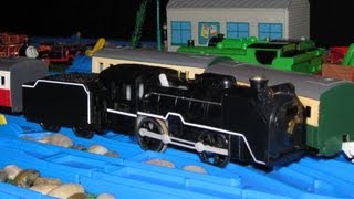 TOMY Plarail D51 200 Hiros twin unboxing review and first run [upl. by Acirderf]