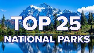 25 BEST NATIONAL PARKS IN USA [upl. by Akineg]