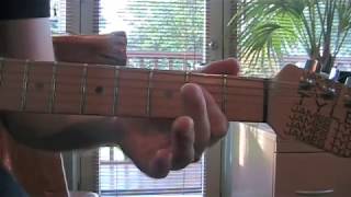 Clapton  Cream  Crossroads  Guitar Lesson 1a  Lyrics Sound Main Riff [upl. by Aneelak]