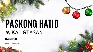 PASKONG HATID AY KALIGTASAN with Lyrics [upl. by Thirza]