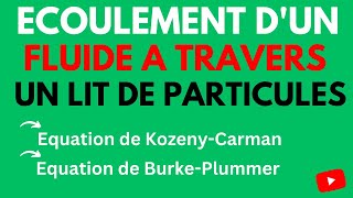 Comprendre COMMENT établir les EQUATIONS de KozenyCarman et de BurkePlummer [upl. by Randee]