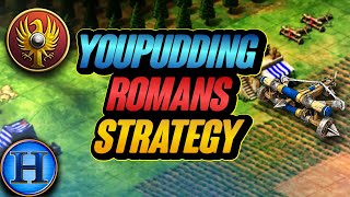 The YouPudding Romans Strategy  AoE2 [upl. by Drewett]