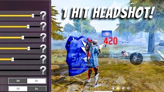 1 HIT HEADSHOT 😱  Settingan Ff Auto Headshot 2022  Pengaturan Ff Auto Headshot [upl. by Leiru595]