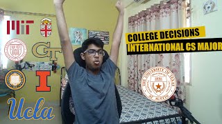 College Decision Reactions 2022  Indian International  CS  MIT Cornell UCB UT Austin CMU [upl. by Nutsud]