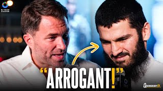 Eddie Hearn slams “ARROGANT” Artur Beterbiev before explaining Dmitry Bivol Win prediction 😳 [upl. by Eeraj]