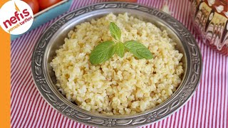 SADE BULGUR PİLAVI TARİFİ  NASIL YAPILIR [upl. by Orlanta]