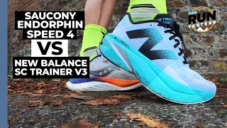 New Balance SC Trainer V3 vs Saucony Endorphin Speed 4 We pick the best daily trainer [upl. by Madden140]