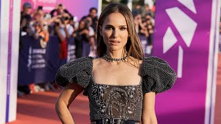 Natalie Portman in Medieval inspired Sheer Dior Dress at Deauville American Film Festival Awards [upl. by Leksehcey953]