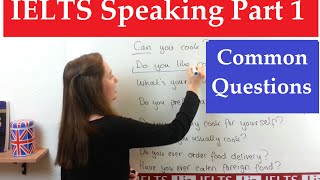 IELTS Speaking Part 1 Common Questions [upl. by Ji]