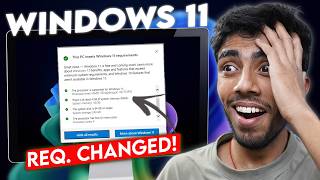 Microsoft Changed Windows 11 System Requirement🤯Again Windows 11 Now on Old PC [upl. by Livi]