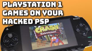 Full speed PlayStation games on your modded PSP  play any game you want [upl. by Sherris]