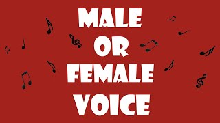 Androgynous Voices  Male or Female 1 [upl. by Nomzzaj785]