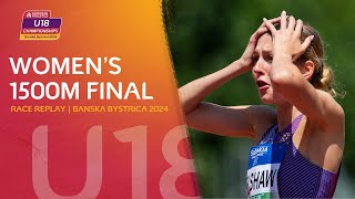 New British middle distance prospect 👀 Womens 1500m final  Banska Bystrica 2024 [upl. by Paradies654]